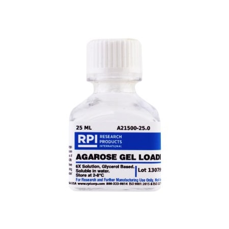 Rpi Agarose Gel Loading Dye, 25 ML A21500-25.0